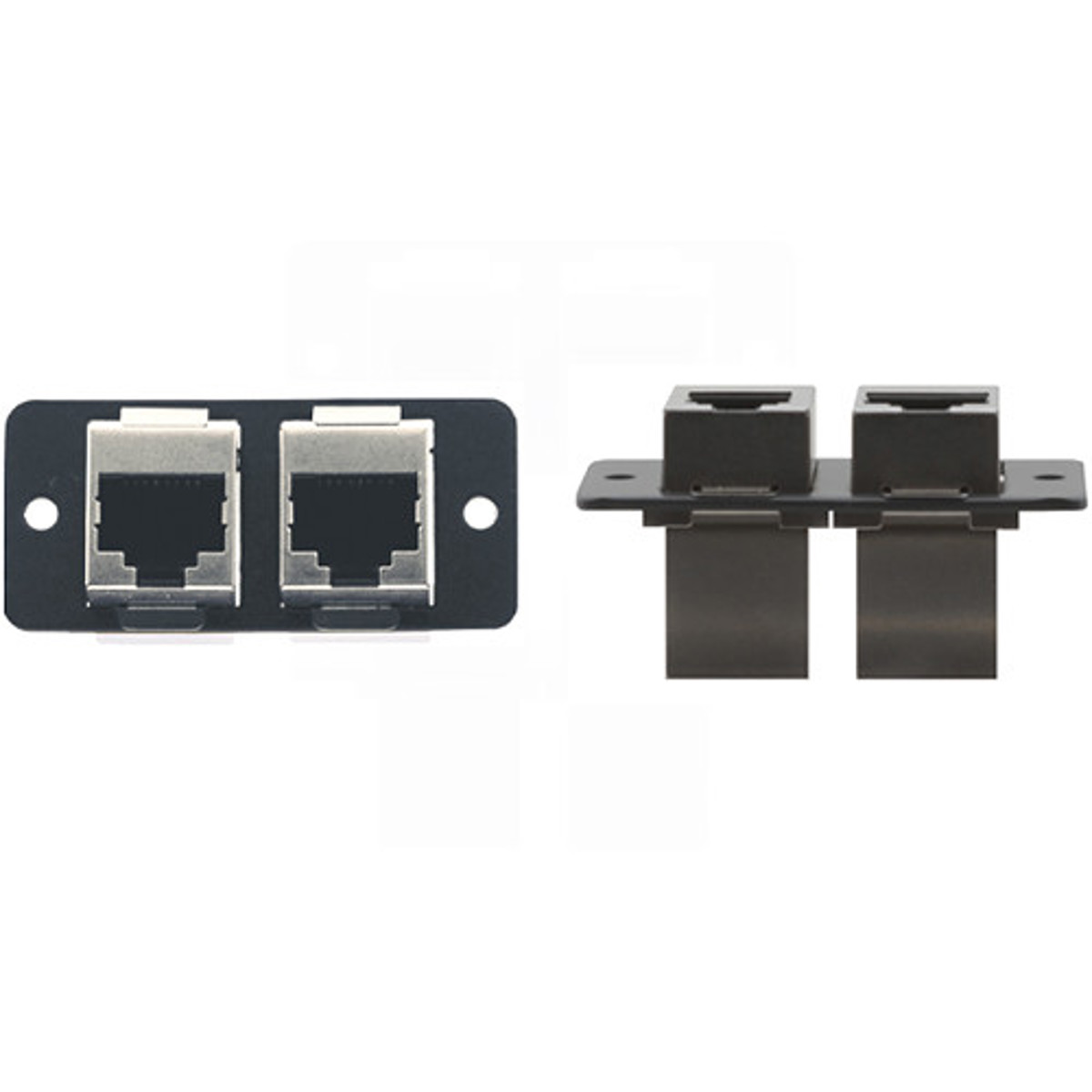 

Kramer Electronics W4545 Dual RJ-45 Wall Plate Insert, Gray