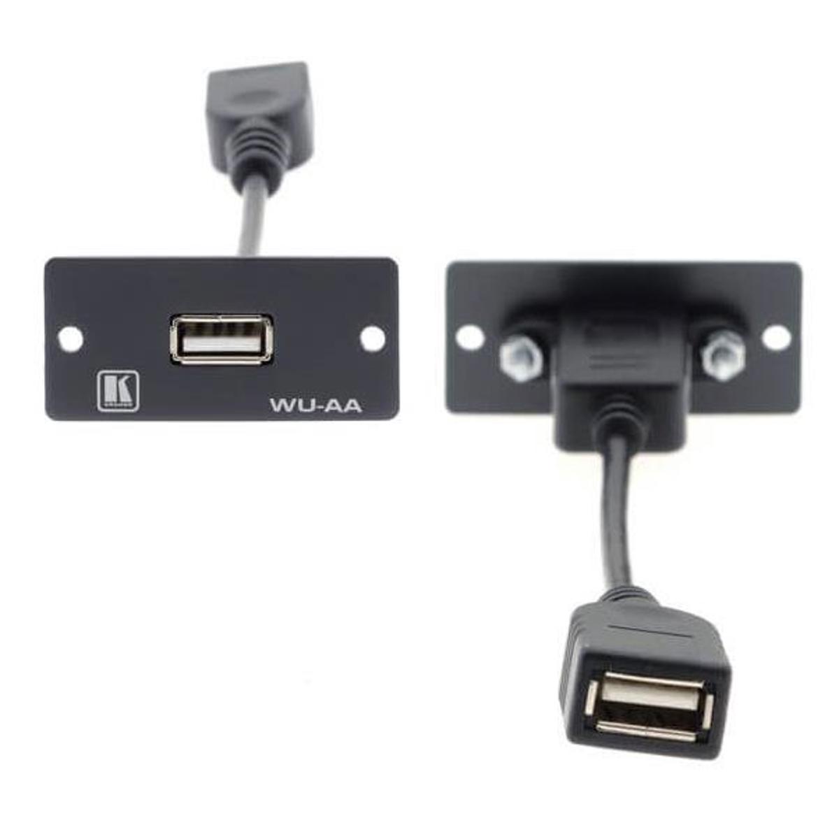 

Kramer Electronics Kramer WU-AA USB-A to USB-A Wall Plate Insert