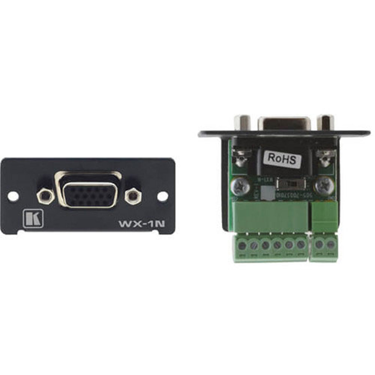 

Kramer Electronics WX-1N 15-pin HD(F) to Terminal Block Wall Plate Insert, White