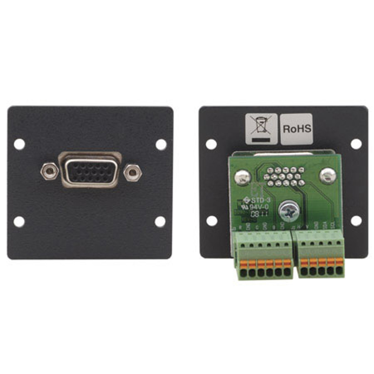 

Kramer Electronics WX-3 15-Pin HD to Terminal Block Wall Plate Insert