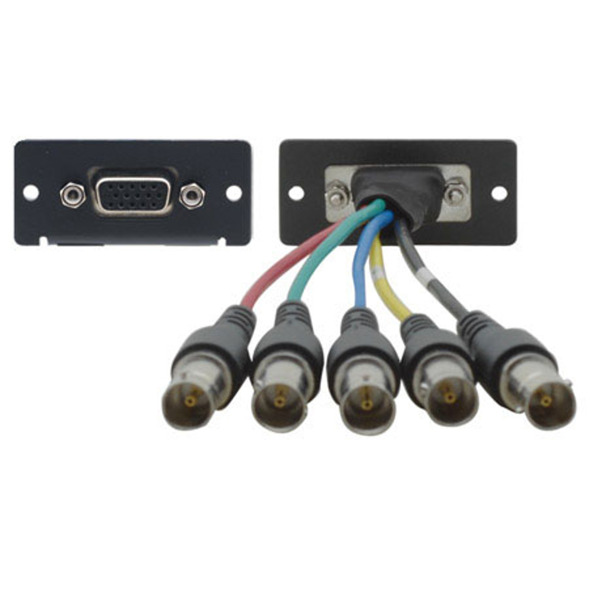 

Kramer Electronics WX-F5B 15-Pin HD (F) to 5 BNC (F) Wall Plate Insert