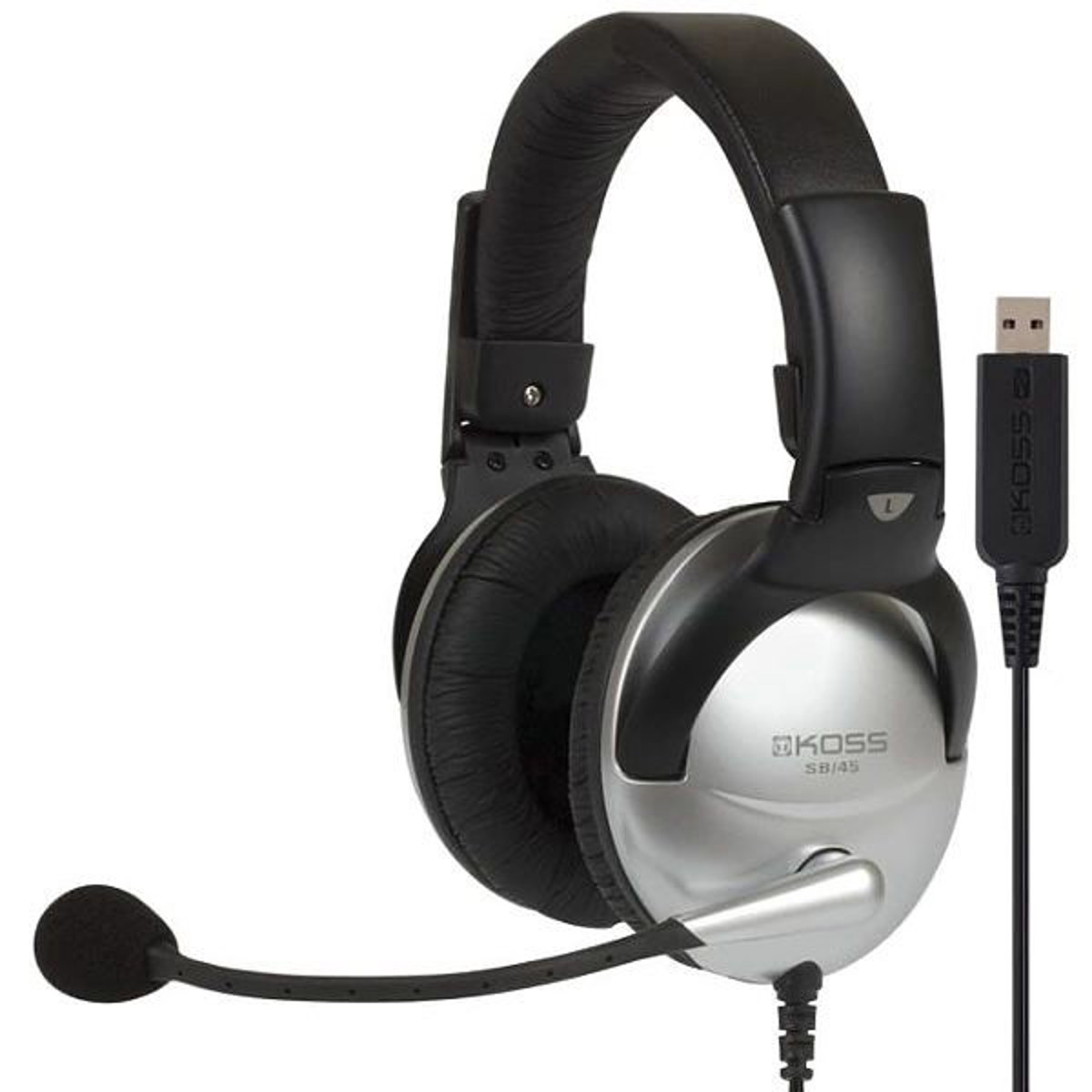 Image of Koss SB45 USB Noise-Cancellig Headset with Multimedia Microphone