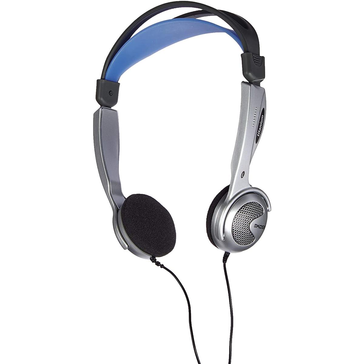 

Koss KTXPRO1 On-Ear Headphones with Microphone Control, Silver