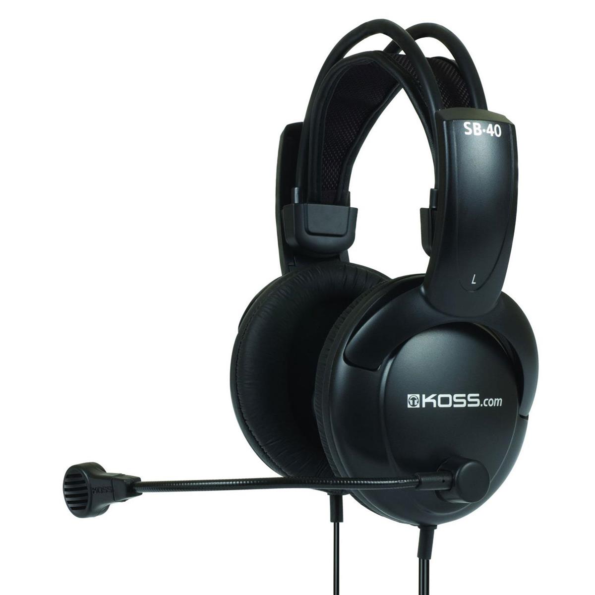 Image of Koss SB40 Computer Headset with Microphone