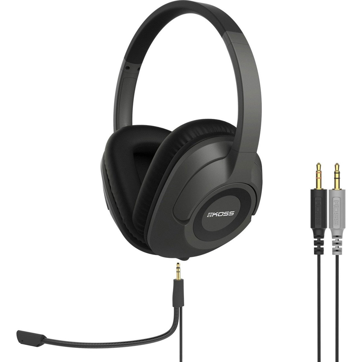 

Koss SB42 Headset with Detachable Boom Microphone, Gray