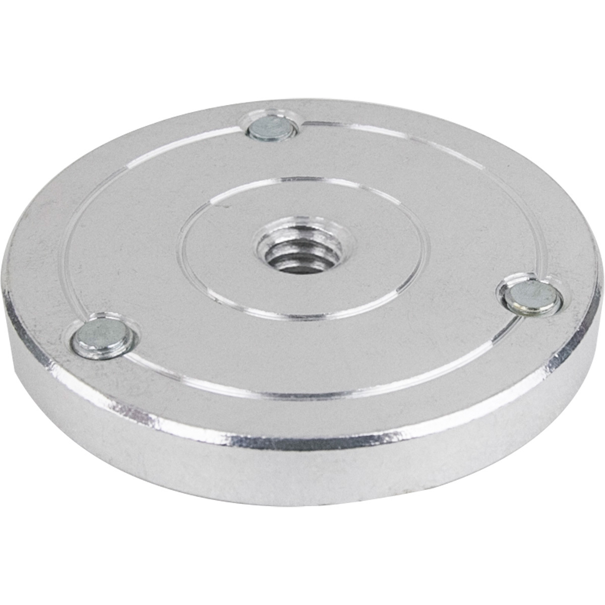 

Kupo 2.3" Round Plate with 3/8"-16 Female Thread, Silver
