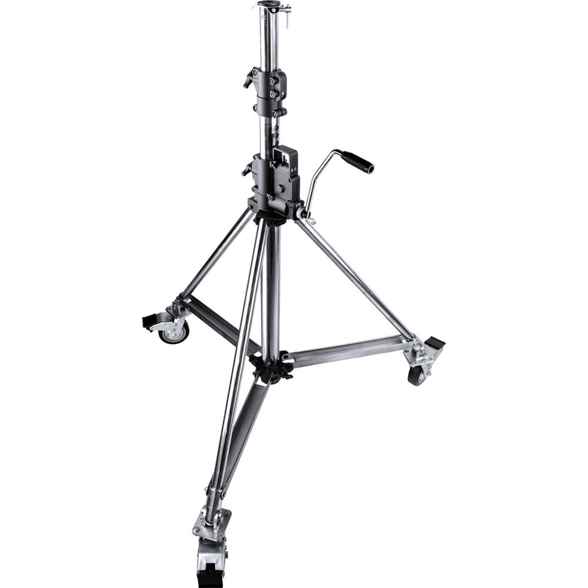 

Kupo Heavy Duty Wind-Up Low Base Steel Stand, 8.8', Chrome