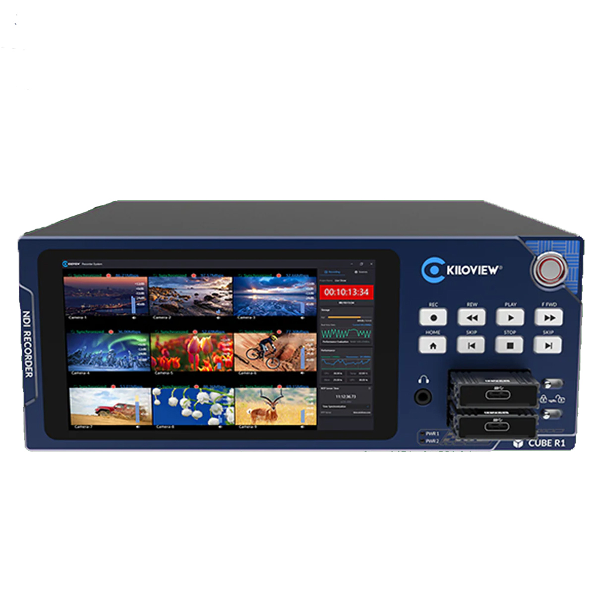 

Kiloview CUBE R1 9-Channel NDI Recorder System with 1TB SSD Storage Stick