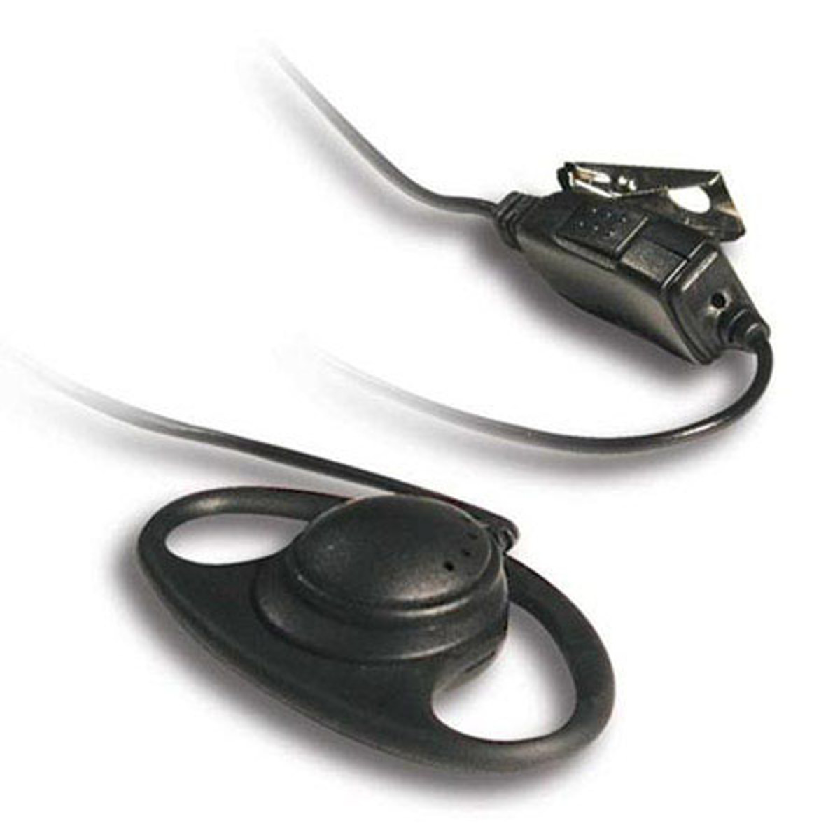 Image of Kenwood KHS-27 D-Ring Headset with In-Line Push-to-Talk Mic