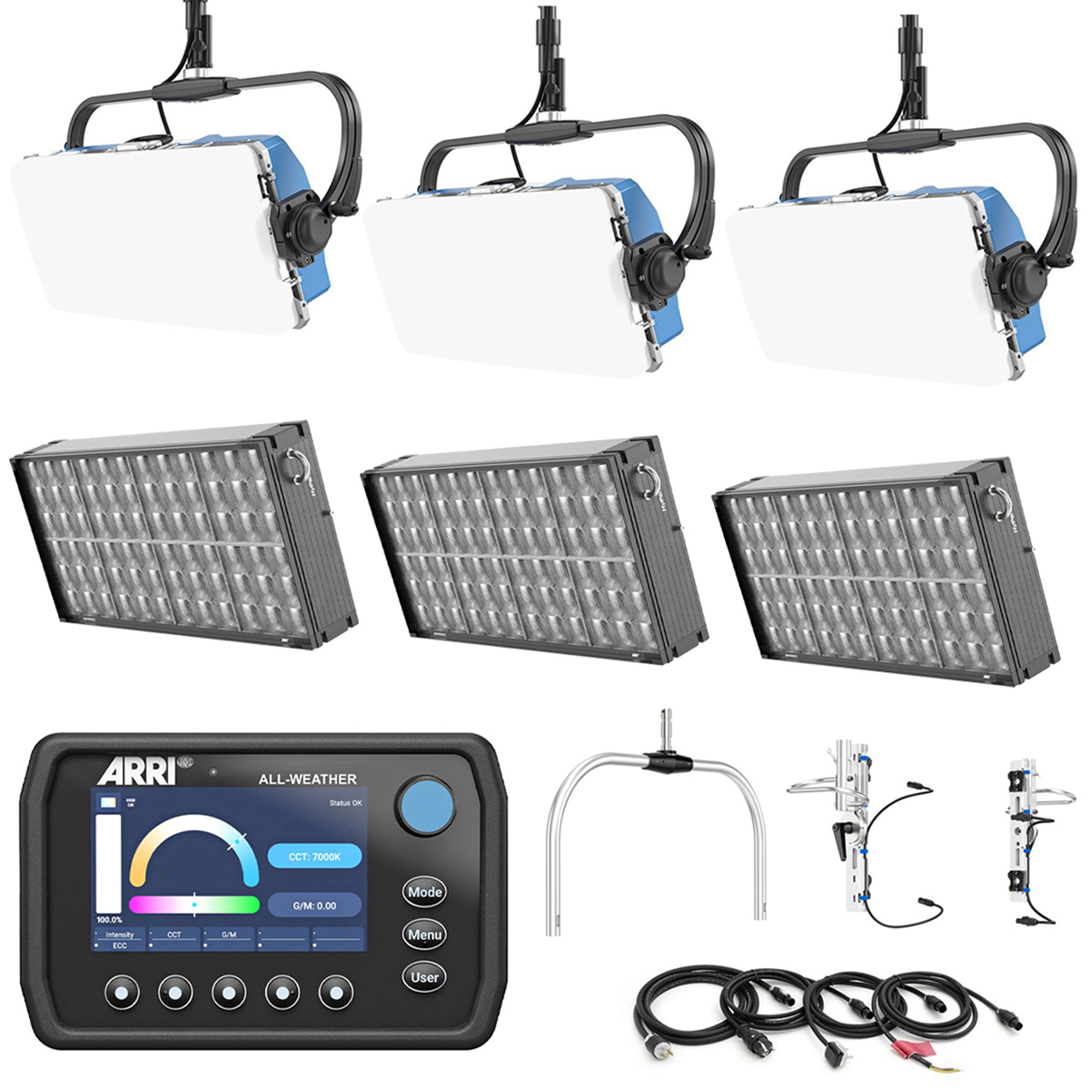 

ARRI SkyPanel X23 800W RGBACL LED Light Panel with Hyper Optic Lens Attachment