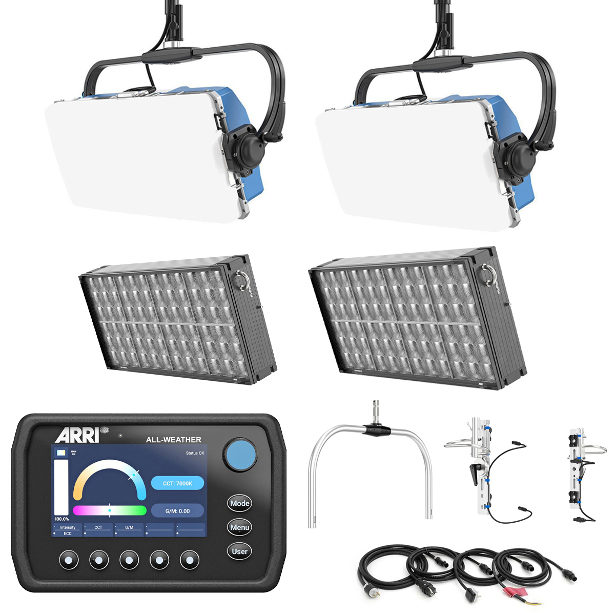 

ARRI SkyPanel X22 800W RGBACL LED Light Panel with Hyper Optic Lens Attachment