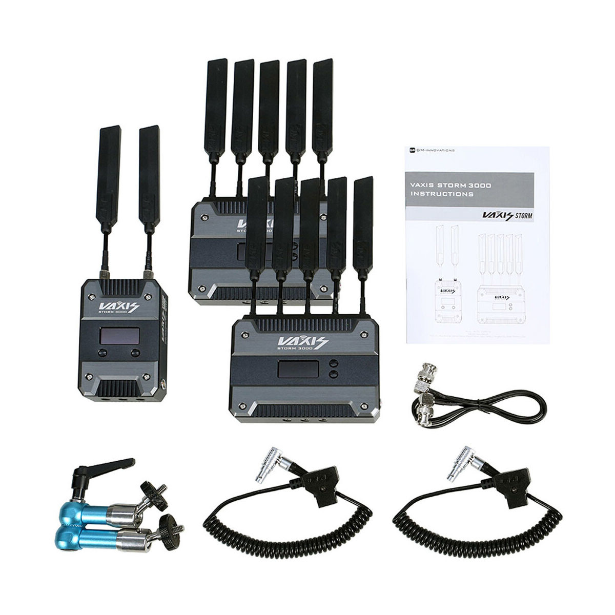

Vaxis Storm 3000 SDI/HDMI Wireless Video Transmitter & Dual Receiver Kit,V-Mount