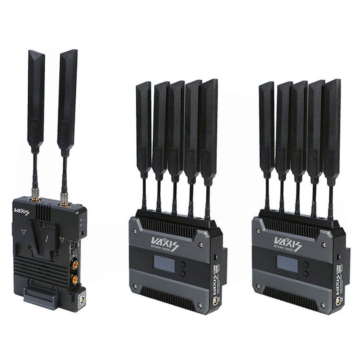 

Vaxis Storm 3000 DV SDI/HDMI Wireless Transmitter & Dual Receiver Kit,V-Mount