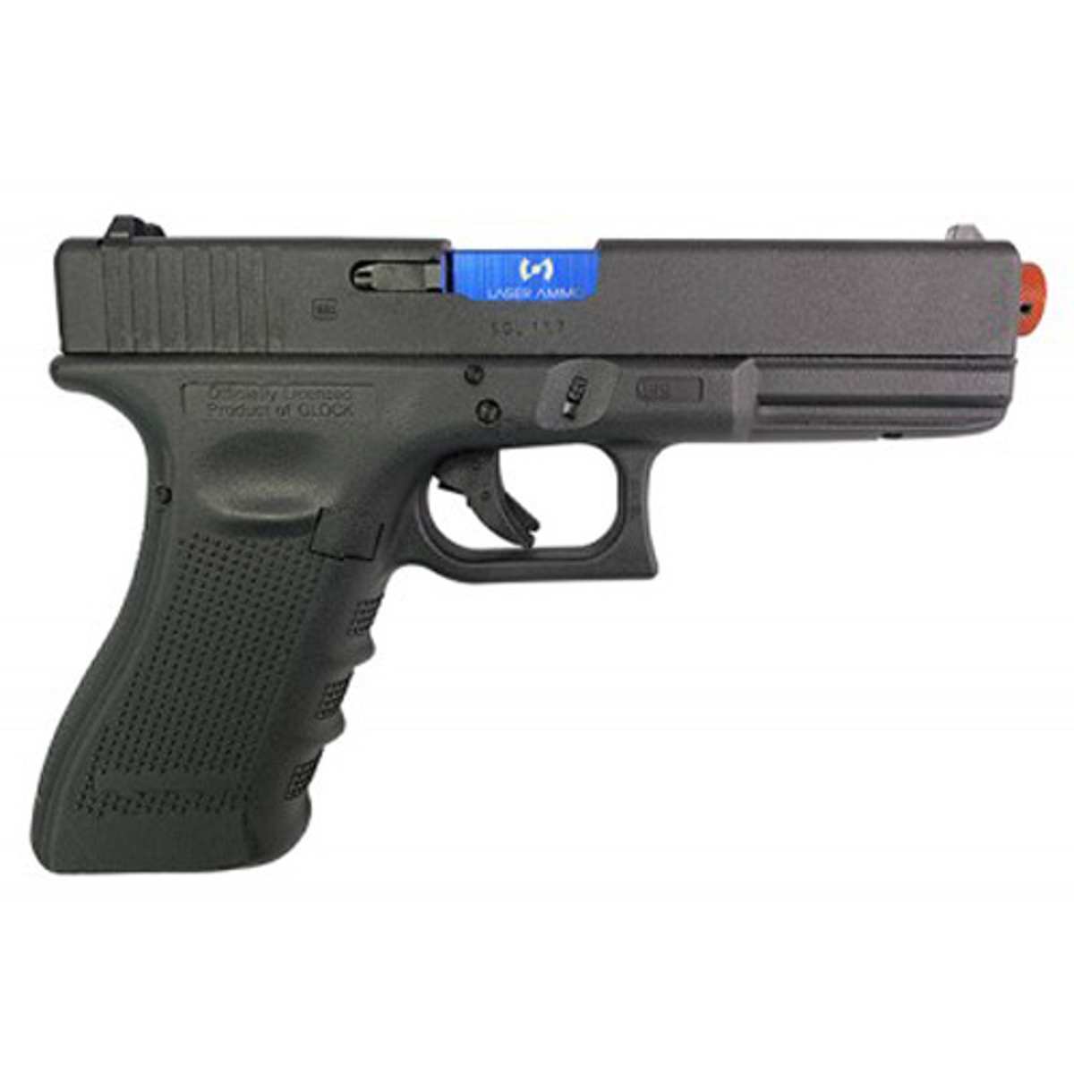 Image of Laser Ammo Recoil Enabled Training Pistol Umarex G17 CO2 Blowback with Red Laser