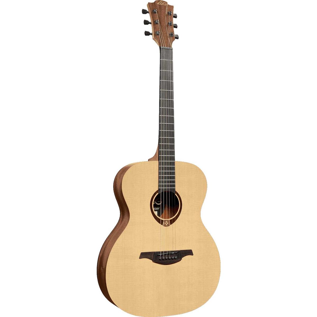 Lag Tramontane T70 Auditorium Acoustic Guitar, Natural -  T70A