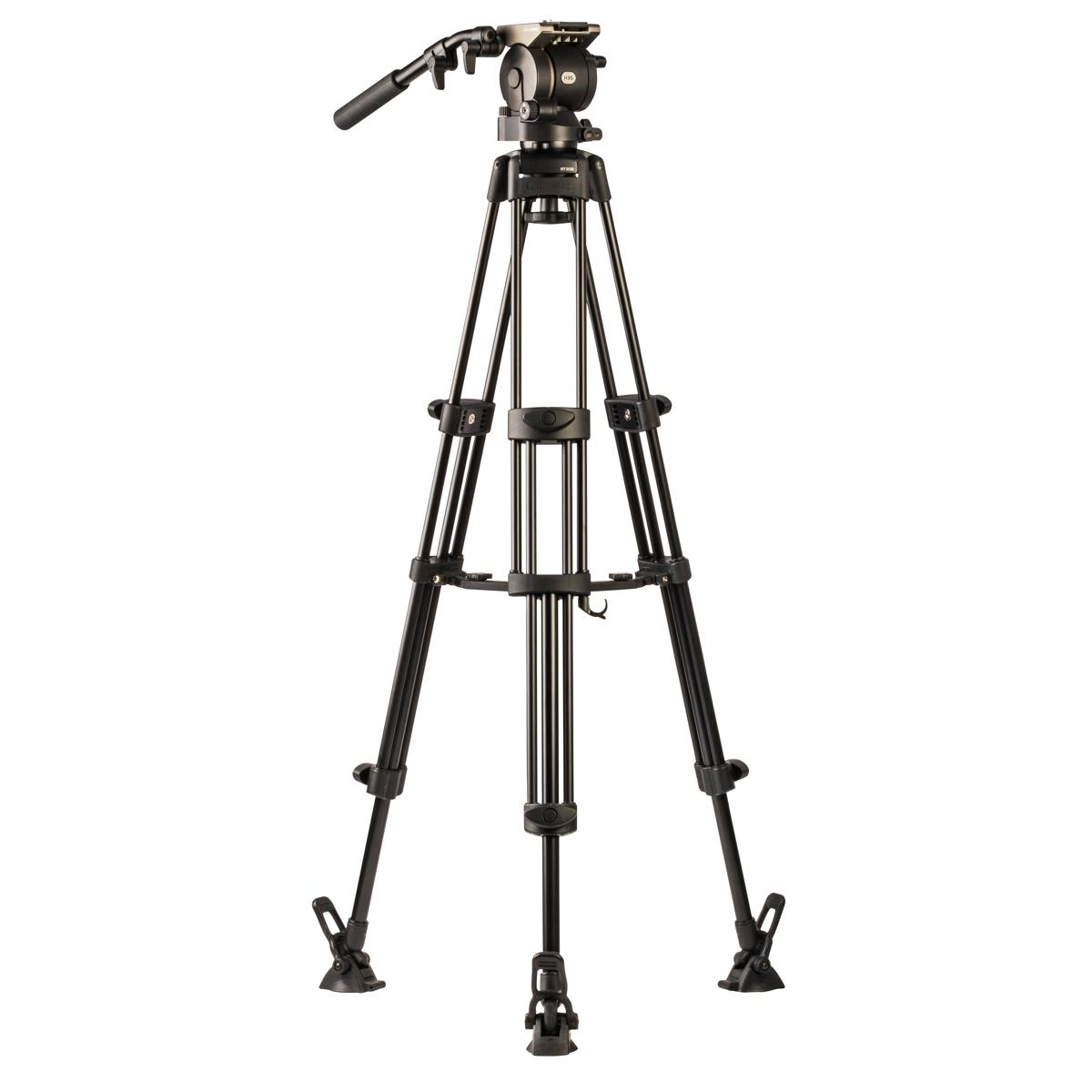 

Libec HS-350 3-Section Al Tripod w/H35 Dual Base Fluid Head & BR-2B Mid Spreader