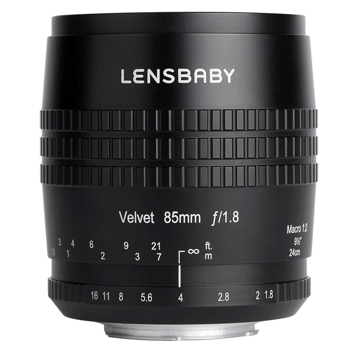 

Lensbaby Velvet 85 85mm f/1.8 Lens for Canon EF, Black