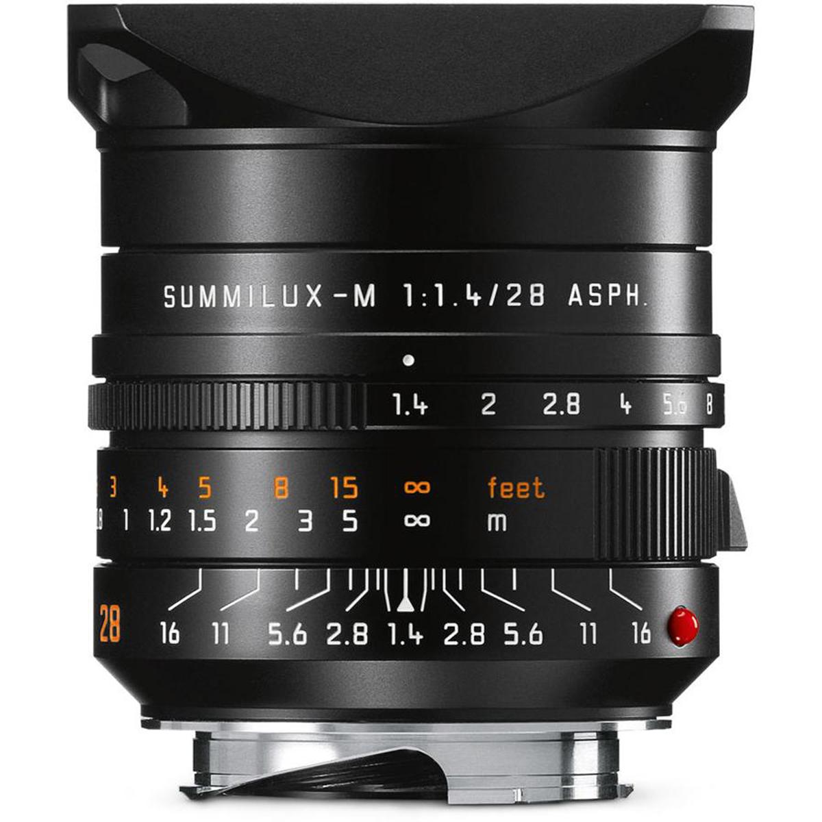 

Leica 28mm f/1.4 Summilux-M Aspherical Lens, Black