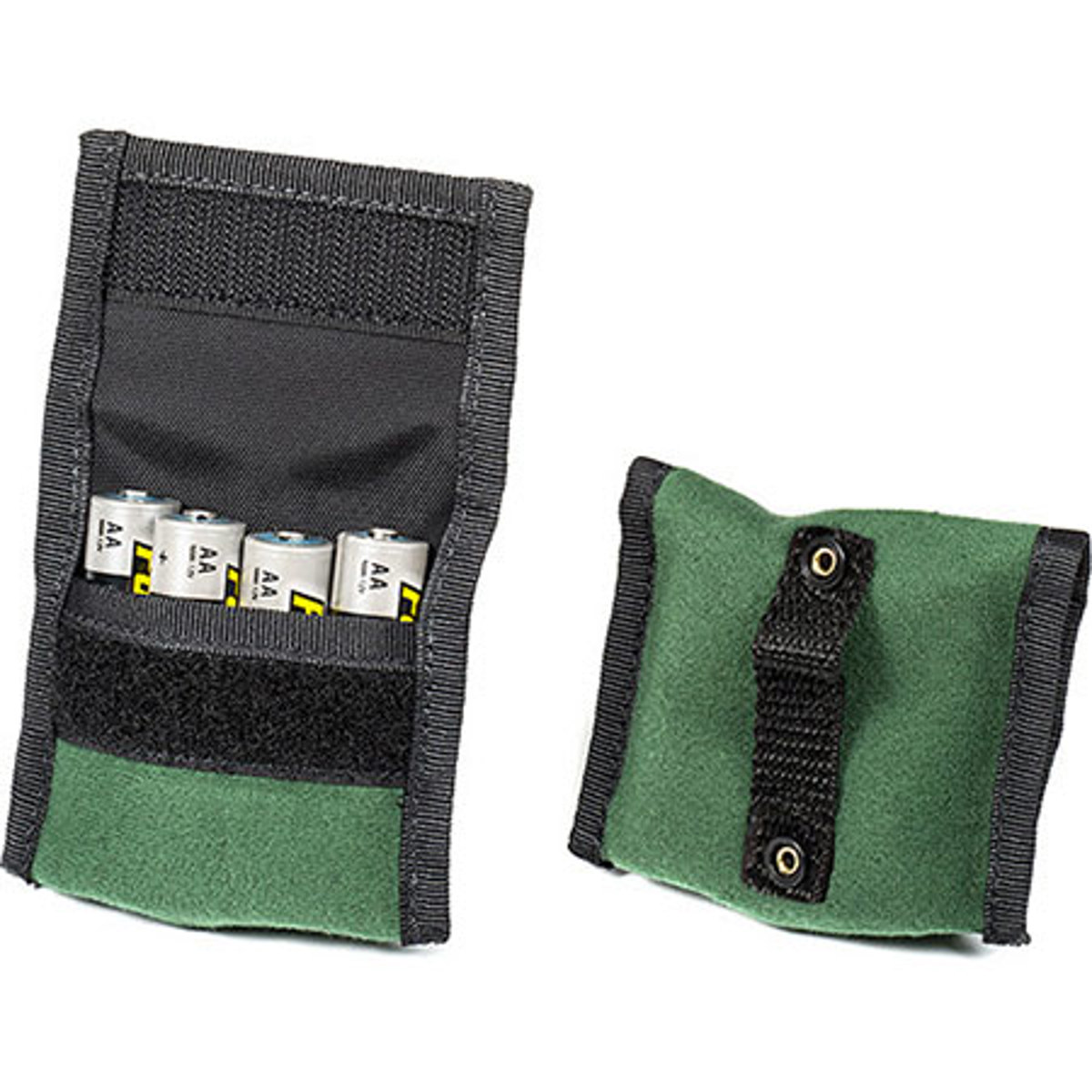 

LensCoat Battery Pouch for 4+4 AA, 2 Pack, Green