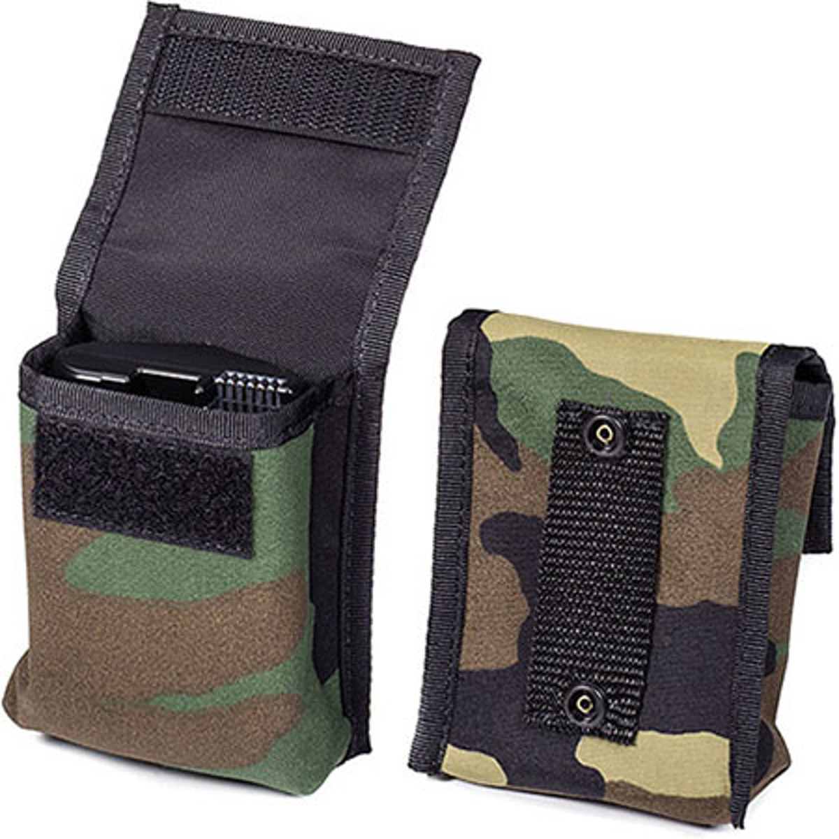 

LensCoat Battery Pouch for 1+1 Pro DSLR, 2 Pack, Forest Green Camouflage