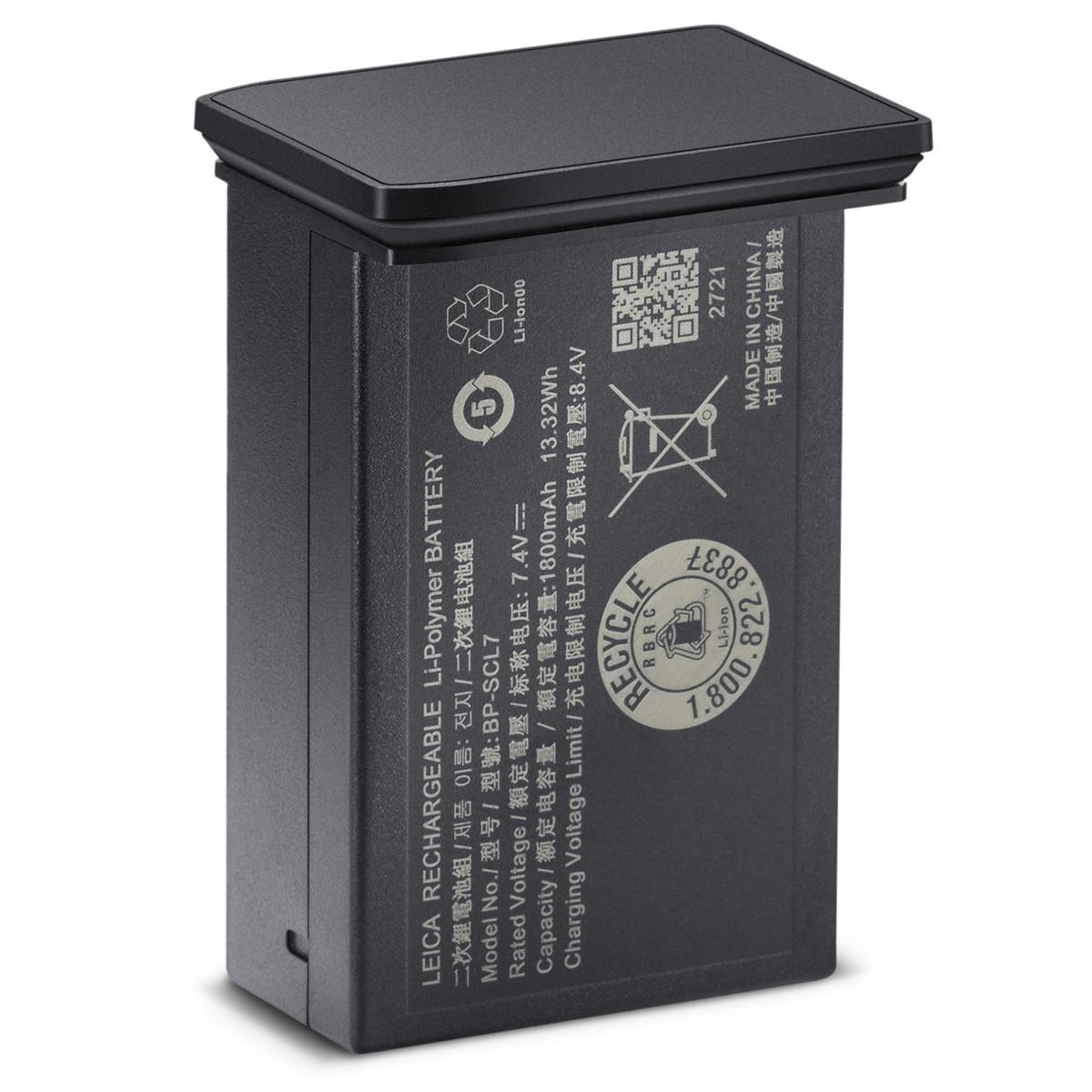 Photos - Camera Battery Leica BP-SCL7 Lithium-Ion Battery Pack for M11 Camera, Black 24026 