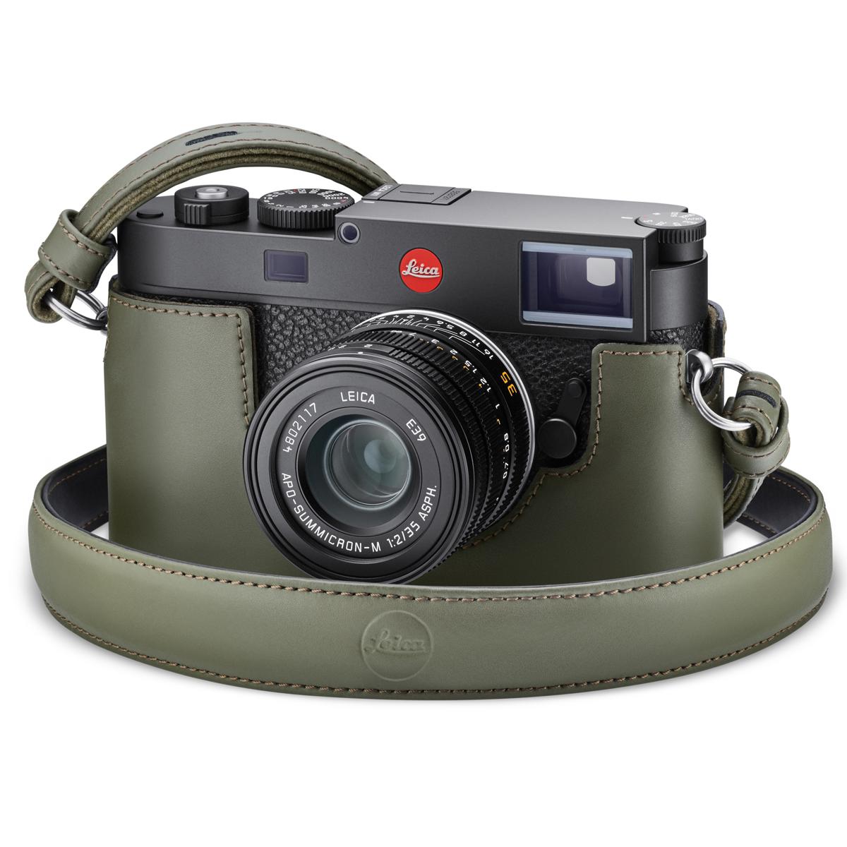 

Leica Leather Strap for M11 Camera, Olive Green