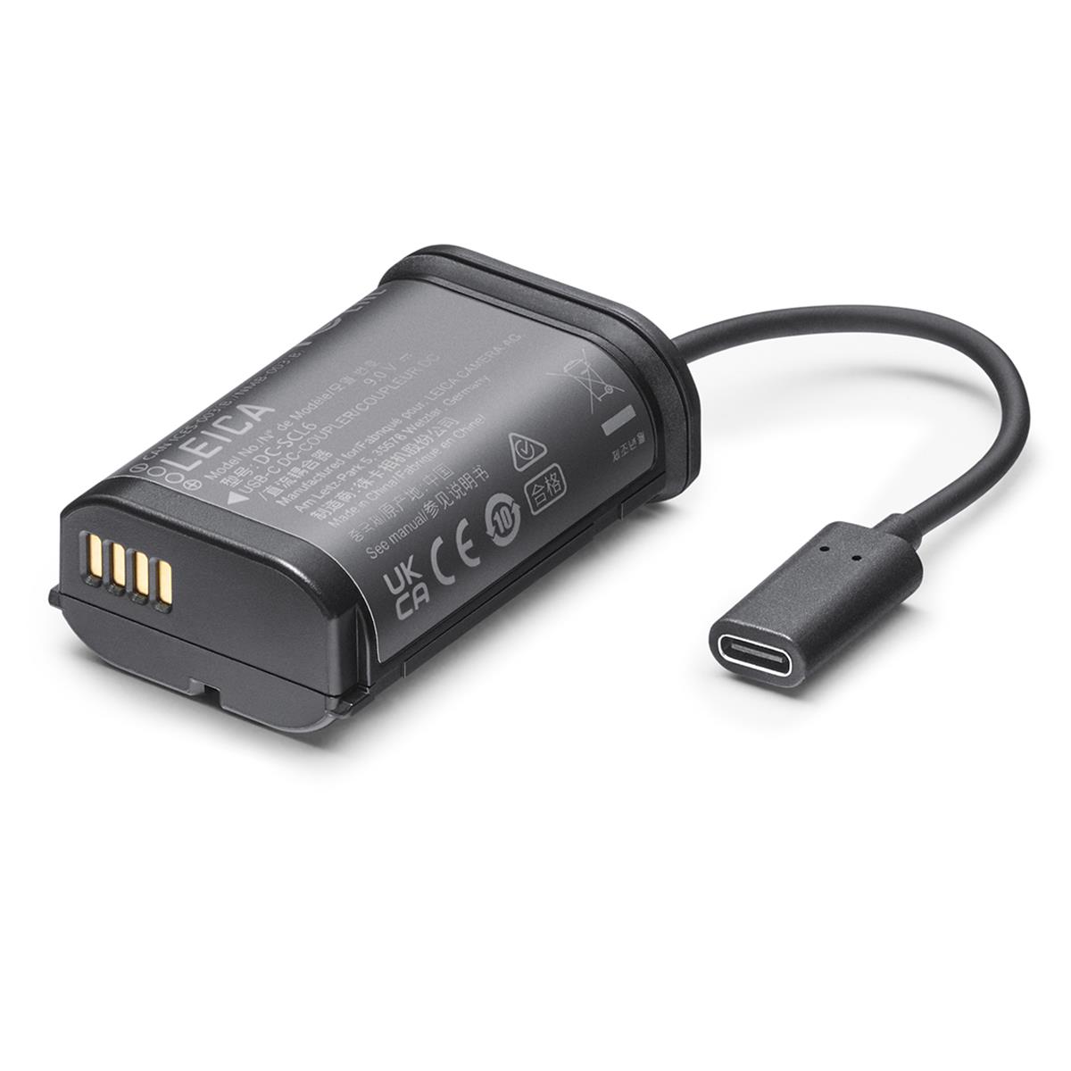 Image of Leica DC-SCL6 USB-C DC Coupler Dummy Battery