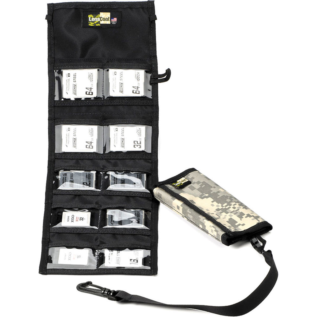 

LensCoat CF10 Memory Card Wallet, Digital Camo