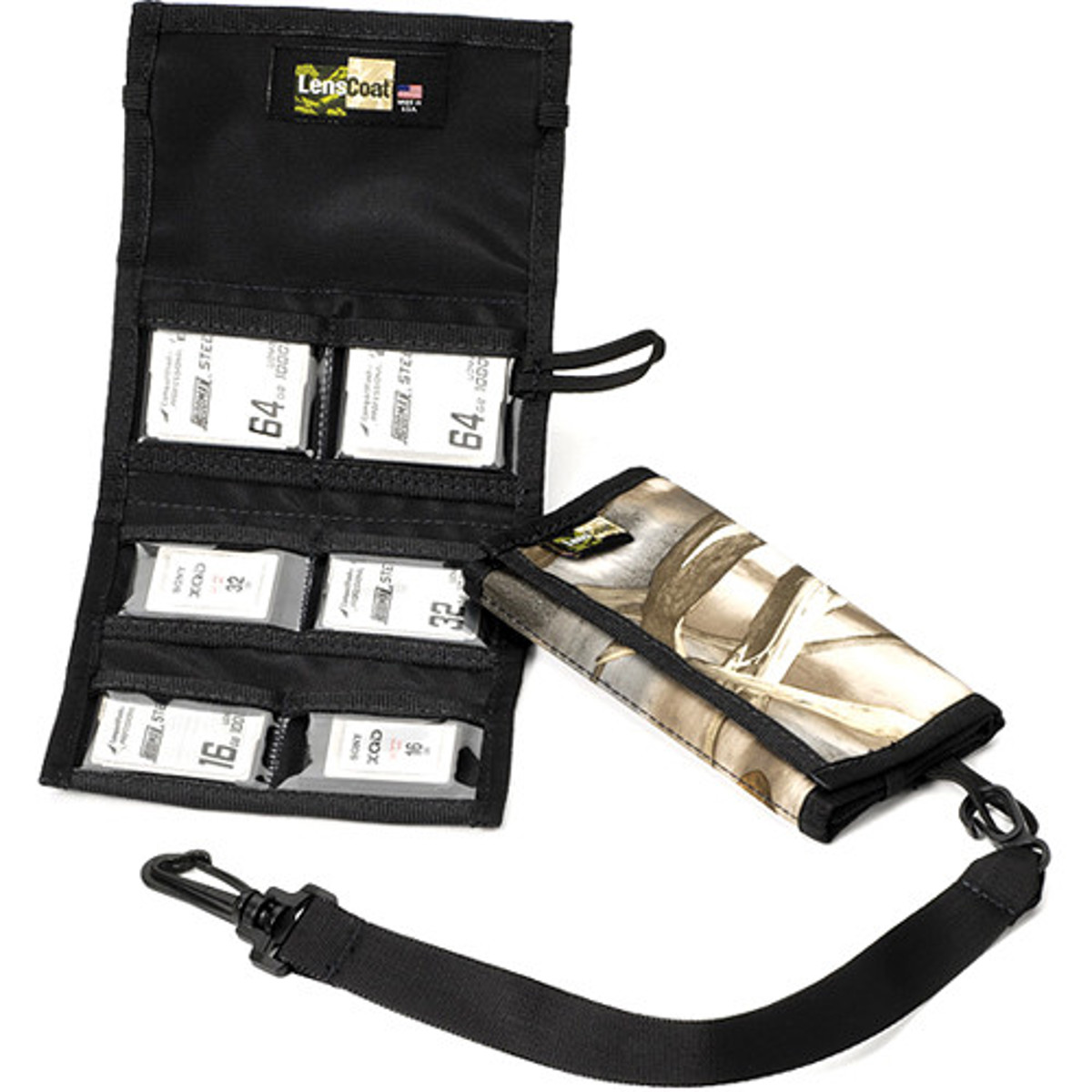 

LensCoat CF6 Memory Card Wallet, Realtree Max4