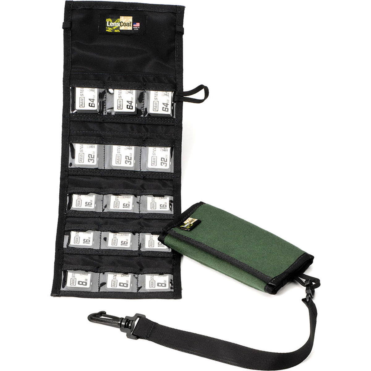 

LensCoat SD15 Memory Wallet, Green