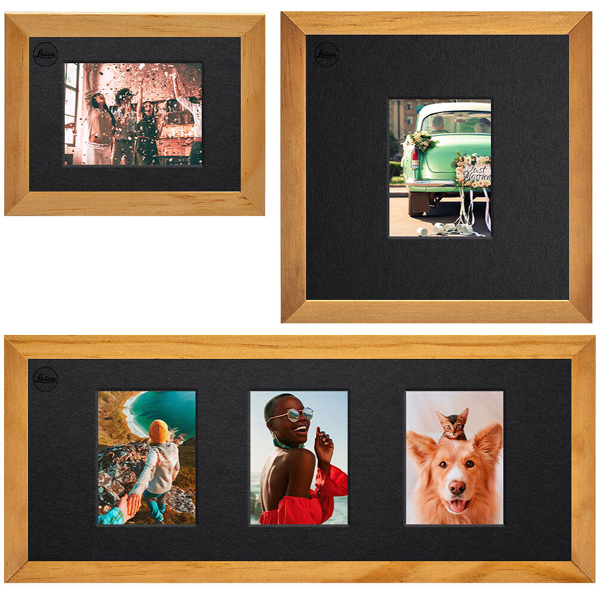 

Leica Picture Frame Set for SOFORT 2 Instant Camera, Natural Pine