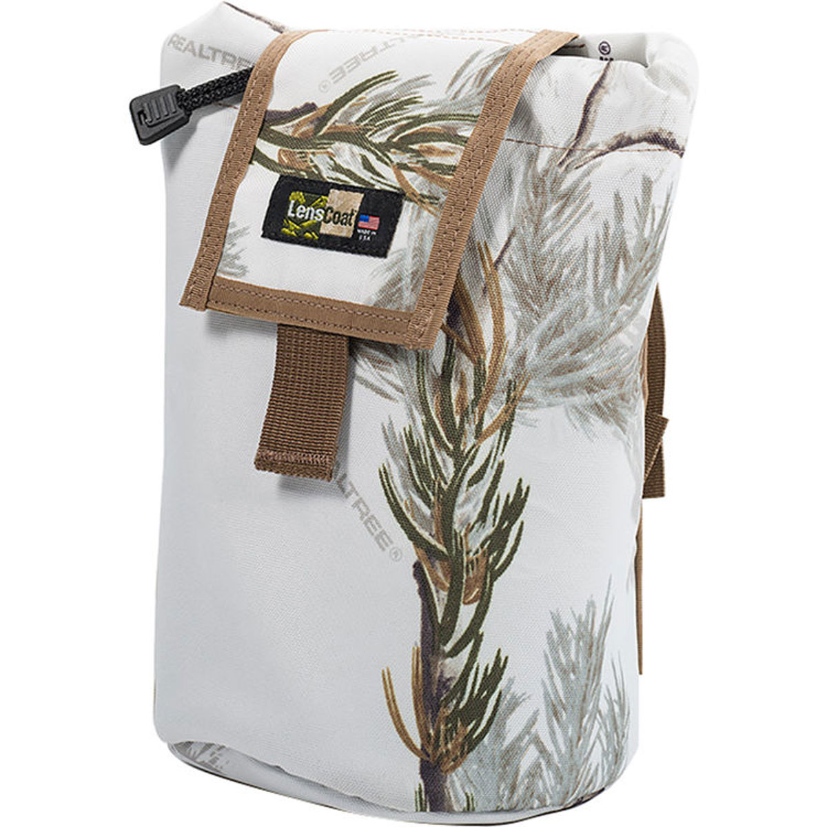 

LensCoat Roll up MOLLE Pouch, Large, Realtree AP Snow