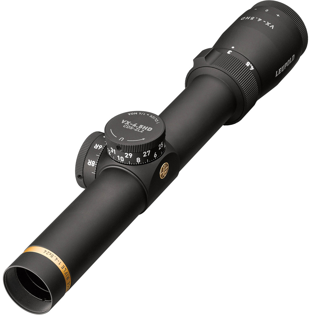 Leupold VX-4.5HD Service Rifle 1-4.5x24mm Rifle Scope - Black -  176284