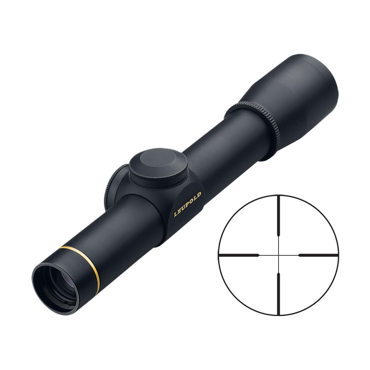 Leupold 2.5x20 FX-II Ultralight Riflescope, Wide Duplex Reticle,1" Tube Diameter -  58450