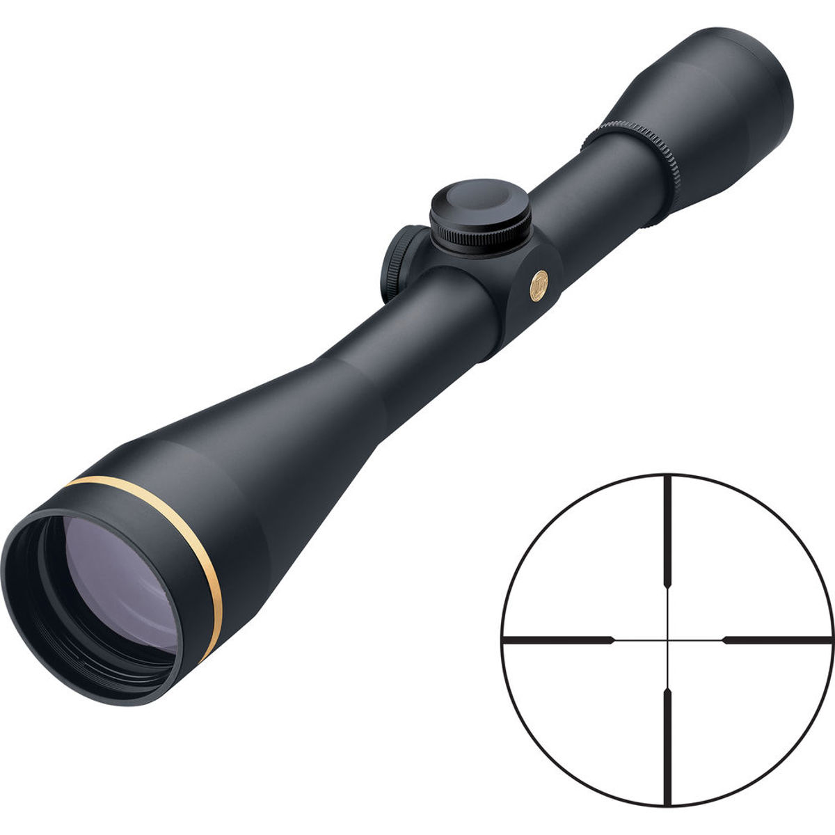 Leupold 6x42 FX-3 Riflescope, Wide Duplex Reticle, Capped Turrets, 1" Tube -  66815