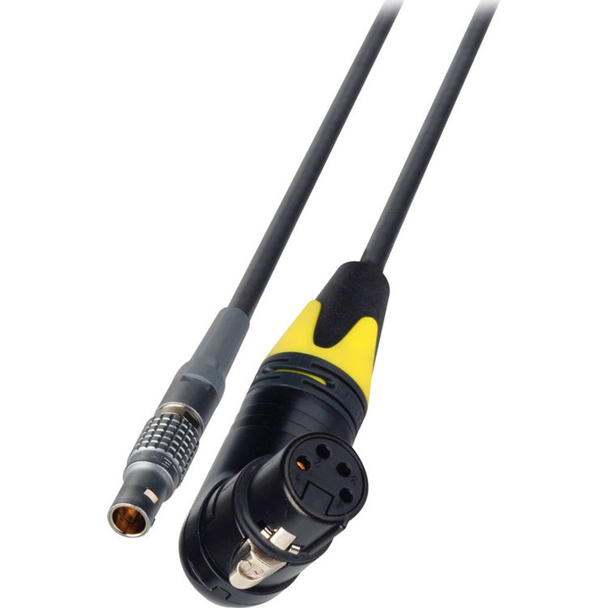 

Laird 3' Right Angle 4-Pin XLR Female to Lemo 4-Pin Male DC Power Cable