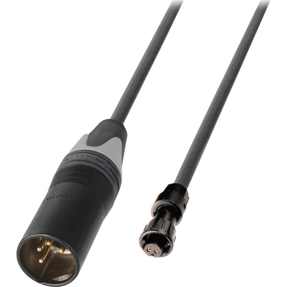

Laird 5' 4-Pin XLR Male to AJA Type Micro-Con-X 2-Pin Power Cable