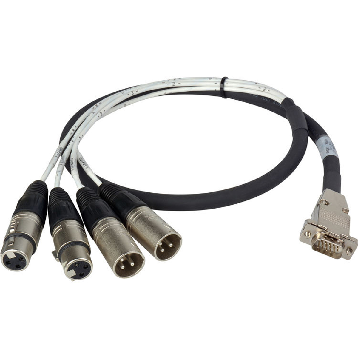 

Laird 3' Premium HD15 to XLR Male & Female Analog Audio I/O Breakout Cable