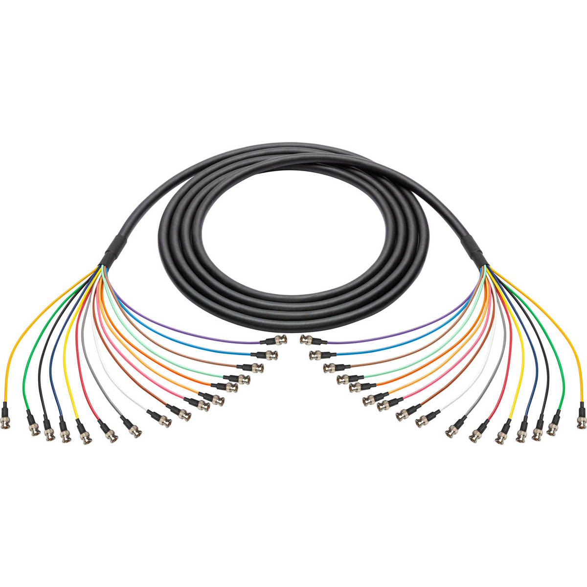 

Laird 16-Channel 3G/HD-SDI BNC Thin Profile 23AWG Snake Cable 3'
