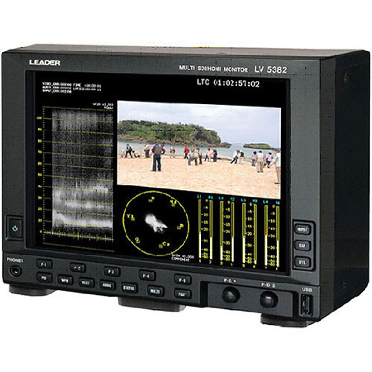 Image of Leader 8.4&quot; TFT LCD Multi SDI/HDMI Monitor