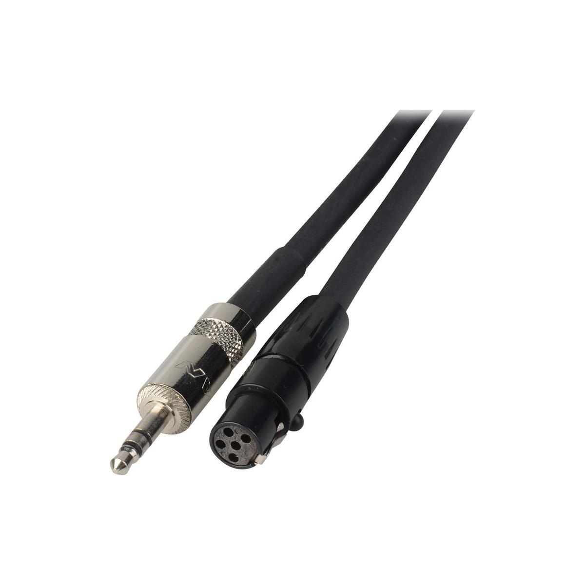 Laird 3' 5-Pin Female Mini XLR TA5F to 3.5mm TRS Male Link Cable -  SD-AUD9-03