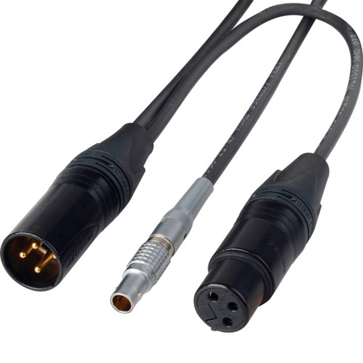 

Laird 7' Lemo 5-Pin to XLR Male & XLR Female Time Code Jamming Cable