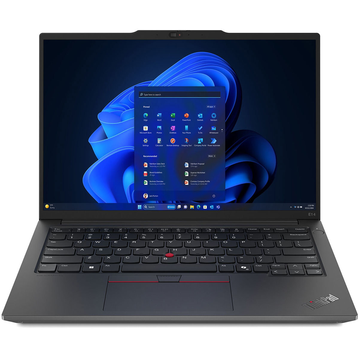

Lenovo ThinkPad E14 Gen 6 14" WUXGA Laptop, R5 7535U, 8GB, 256GB SSD, W11P,Black