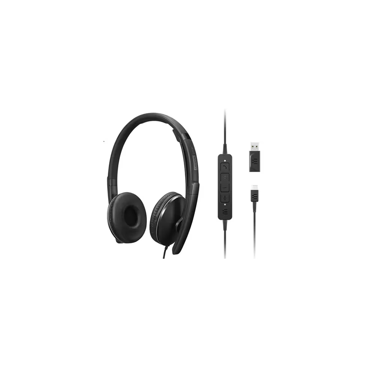 

Lenovo Wired ANC UC Headset Gen 2, Black