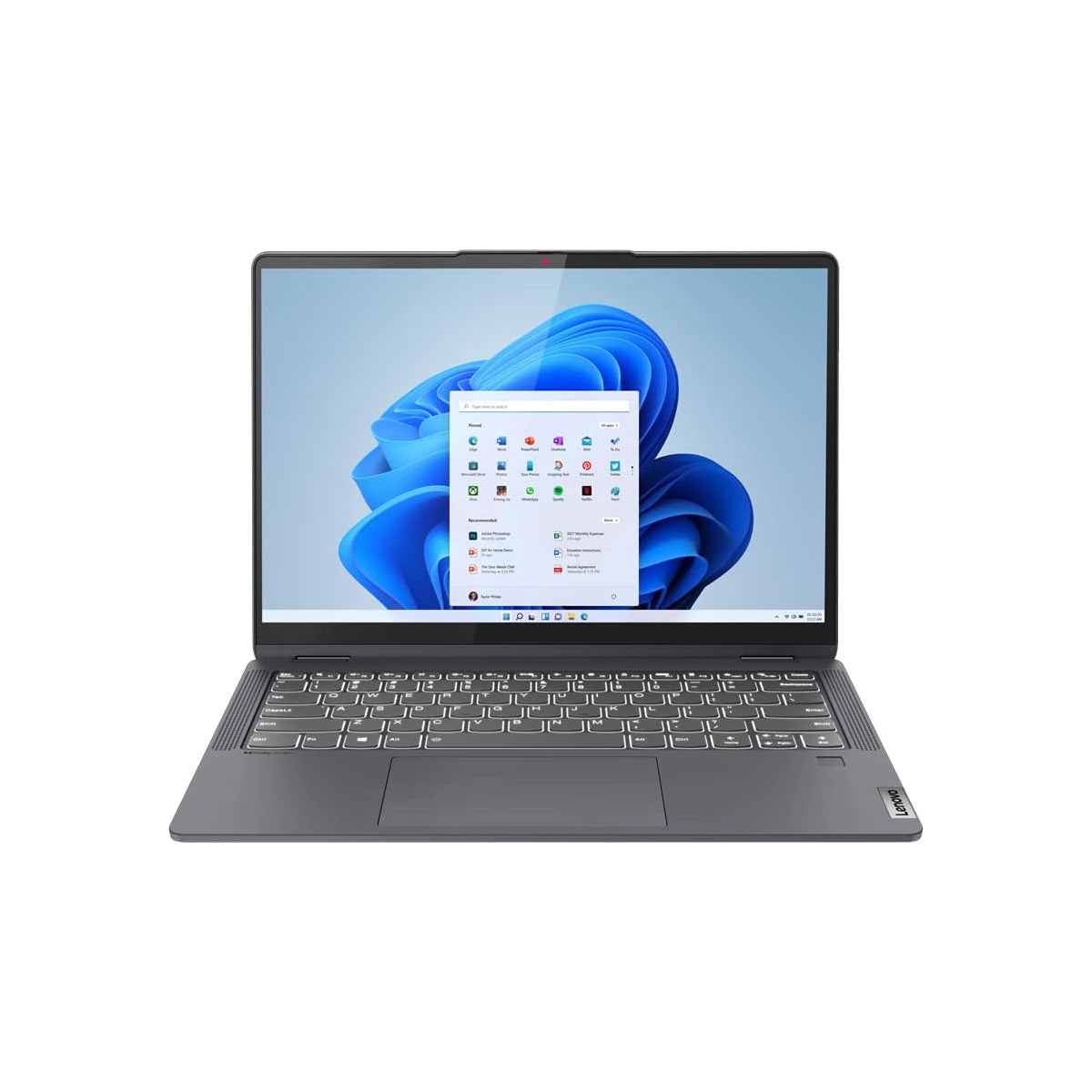 

Lenovo IdeaPad Flex 5 14" 2.2K 2-In-1 Touch, R7 5700U, 16GB, 512GB SSD,W11H,Gray