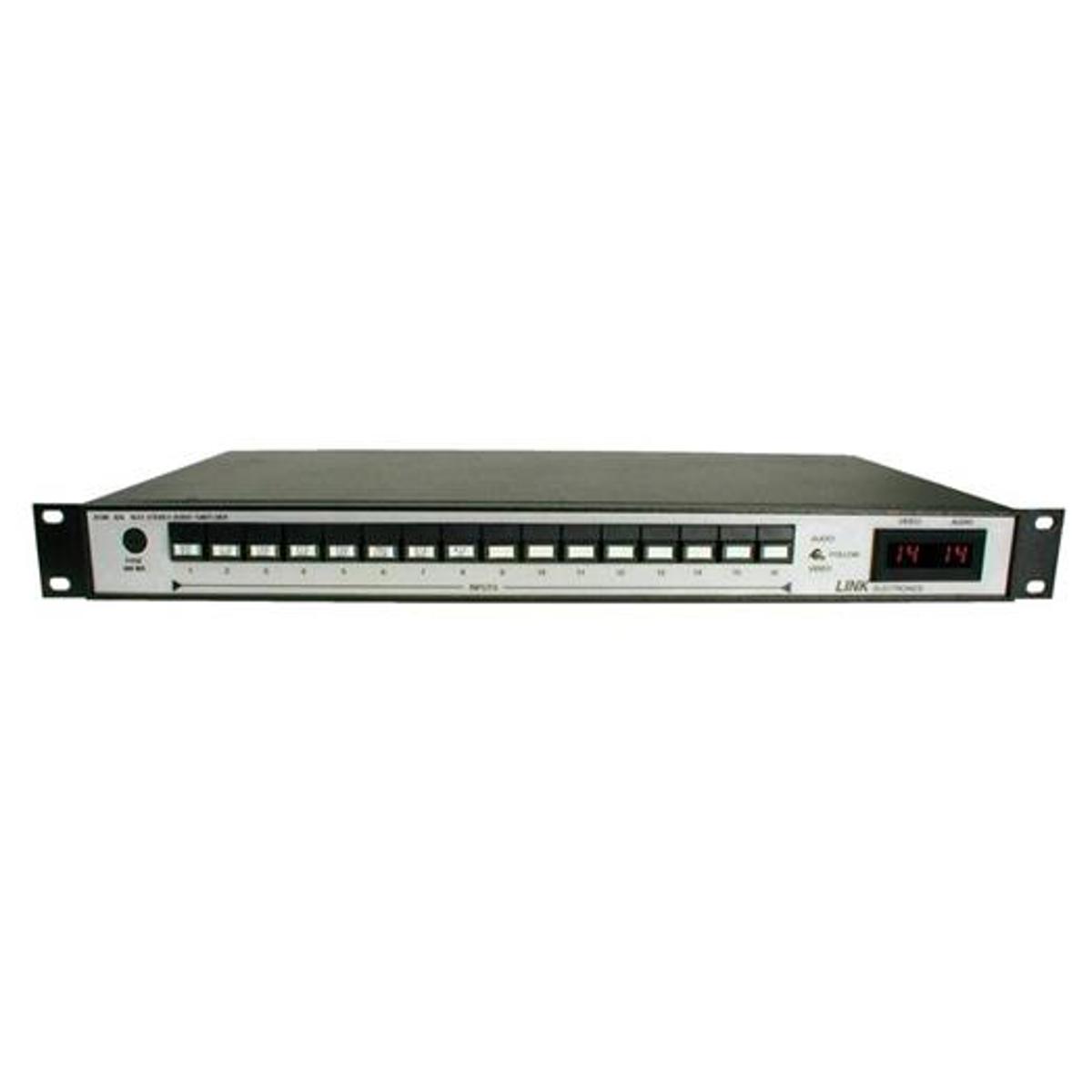 

Link Electronics Link ELectronics ASW-826 16x1 1RU Stereo Audio Switcher with Buttons
