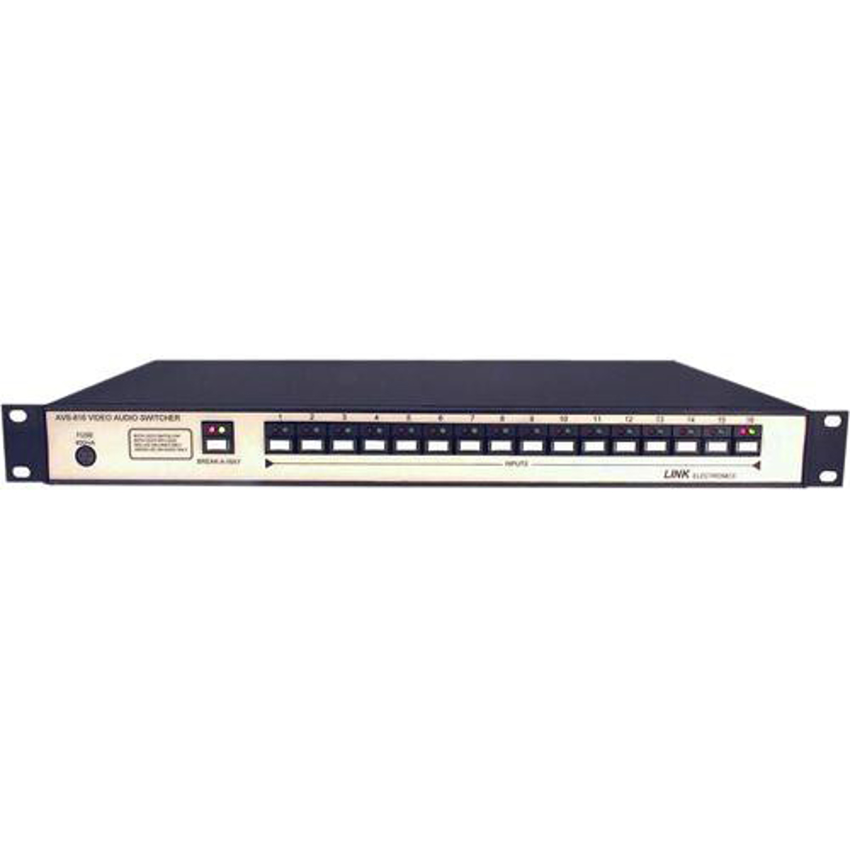 

Link Electronics Link ELectronics AVS-816/VHD 16x1 1RU HD SD SDI Video Switcher