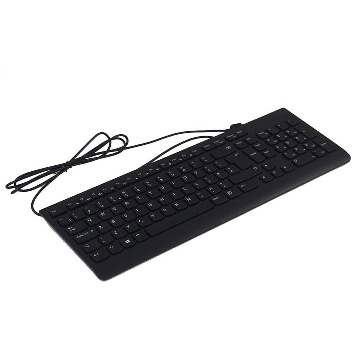 

Lenovo 300 Wired USB Keyboard, Black