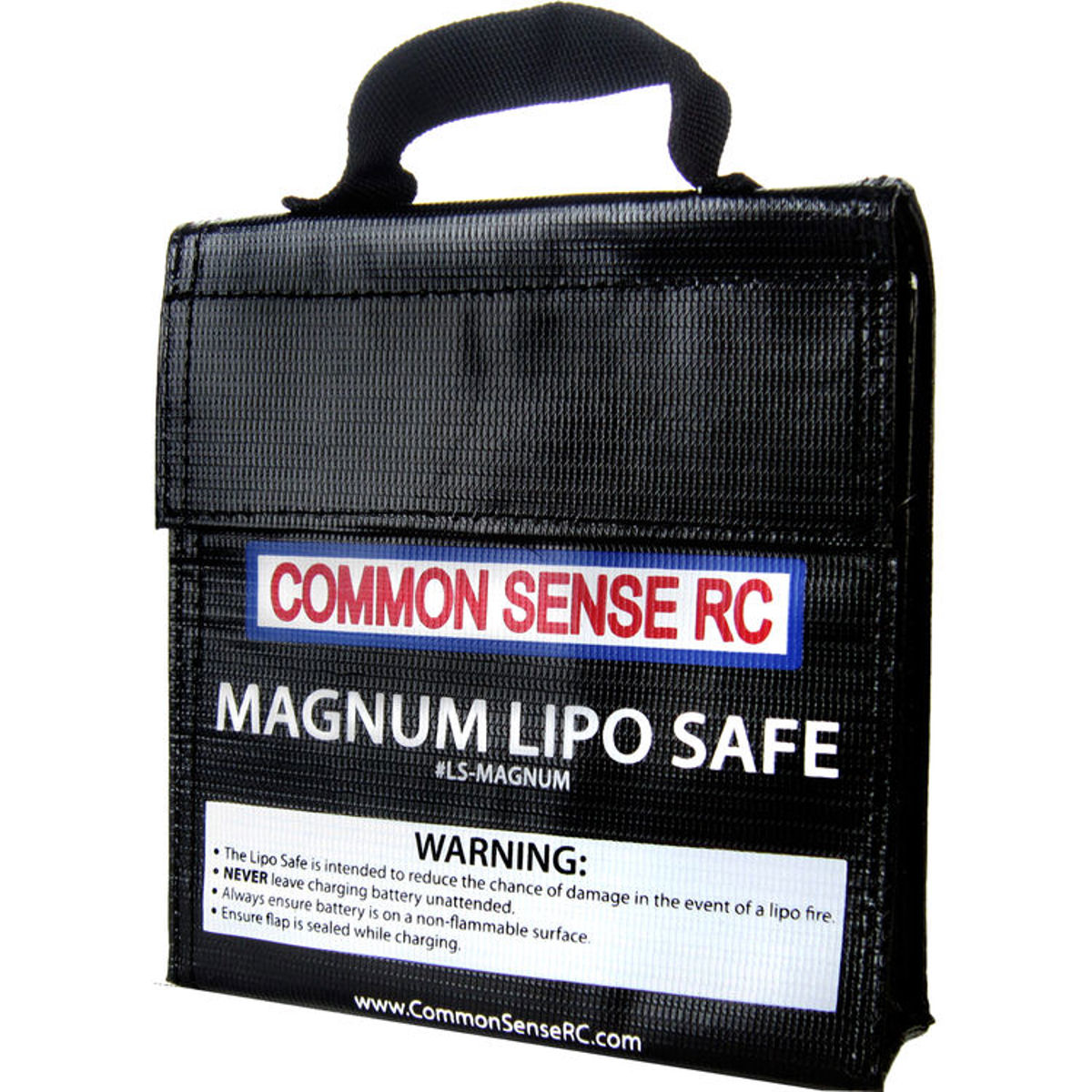 

COMMON SENSE RC Magnum LiPo Safe Charging/Storage Bag for Multiple 3S Battery