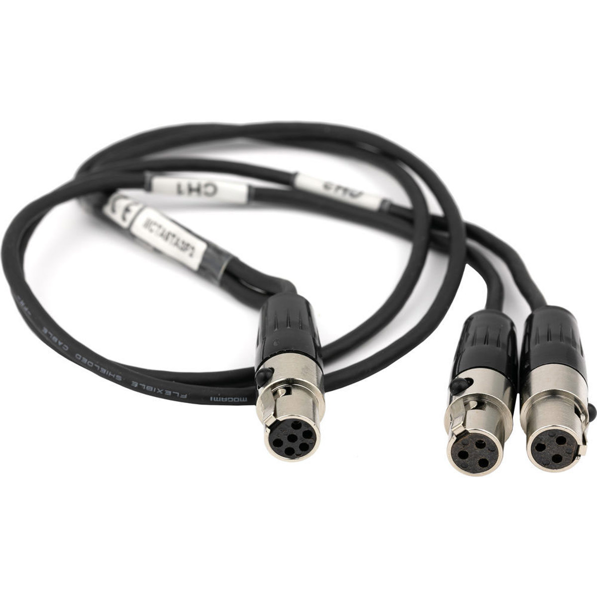 

Lectrosonics 18" Dual TA3F to TA6F Line-Level Adapter Cable for DCHT Transmitter